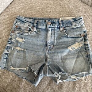 American Eagle Outfitters Light Blue Denim Jean Shorts